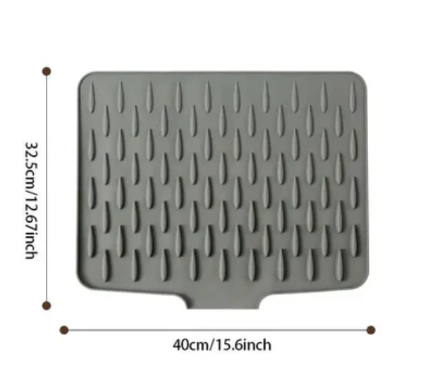 Tapis de Drainage en Silicone Pliable - MyKitchyTools