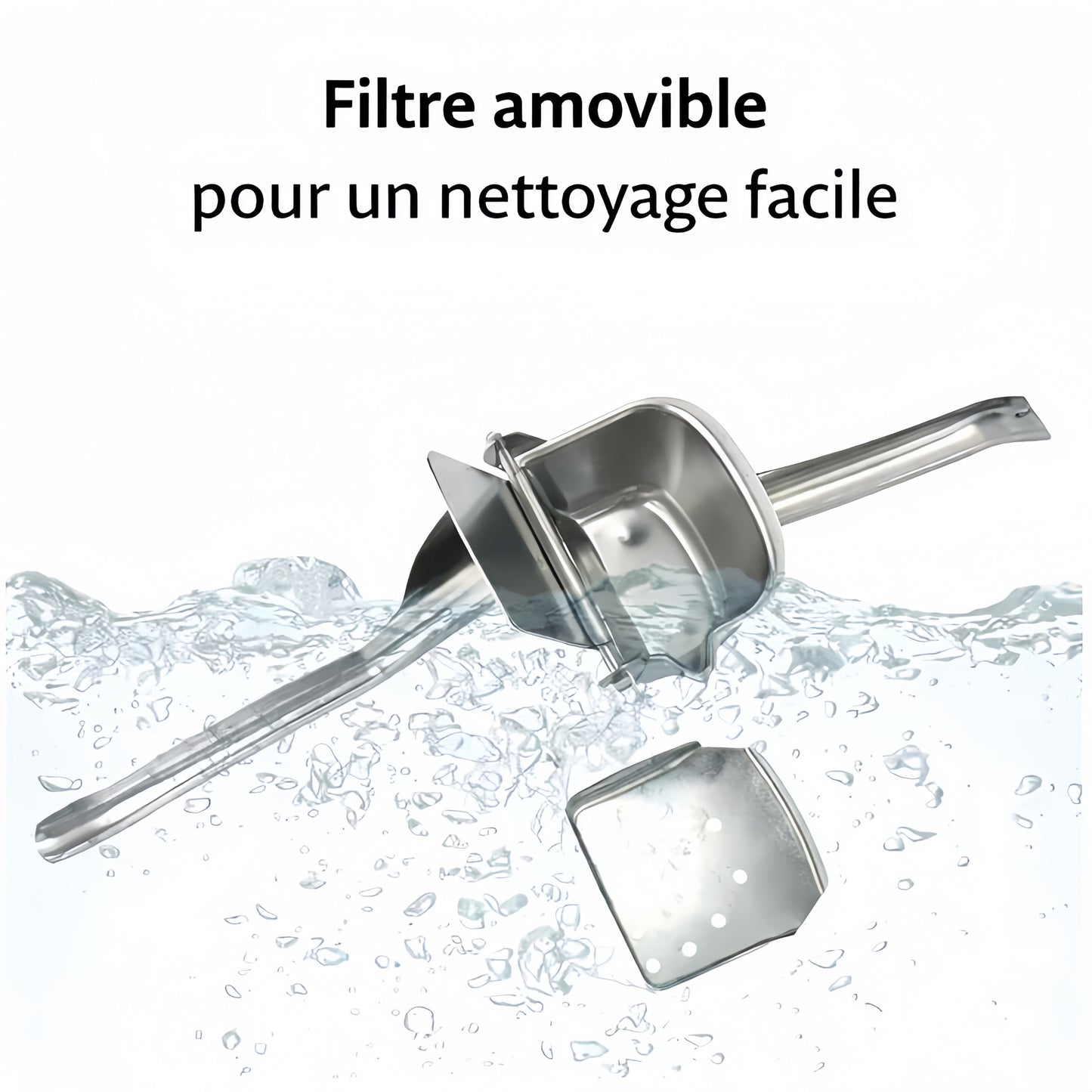 Extracteur de jus manuel en acier inoxydable- MyKitchyTools™