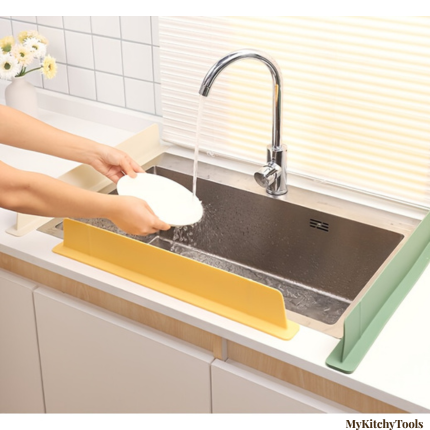 Pare-éclaboussures pour Évier, Lavabo ou Cuisine – Barrière d'eau – MyKitchyTools™