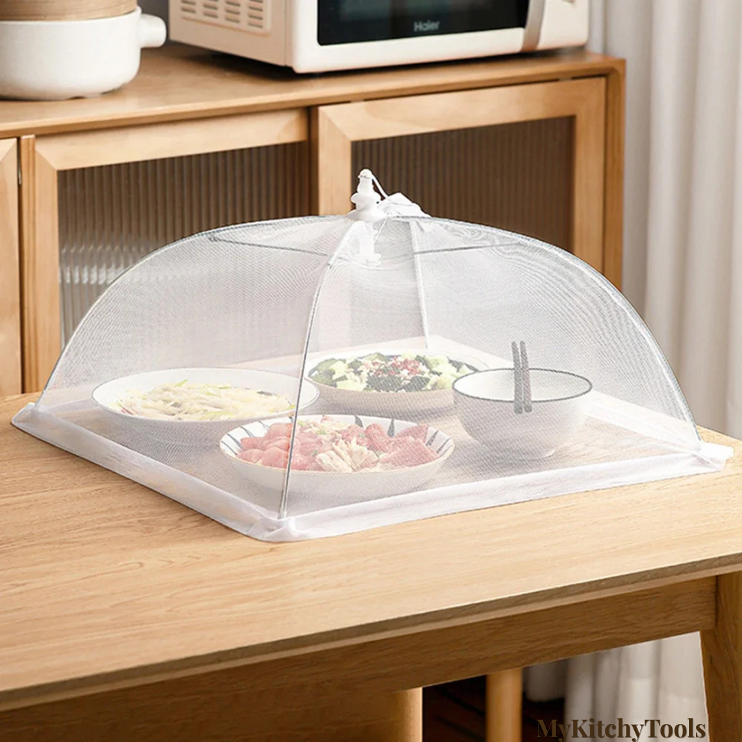 Cloche de Protection Alimentaire Pliable – Maille Anti-Insectes pour Extérieur ou Jardin - MyKitchyTools™