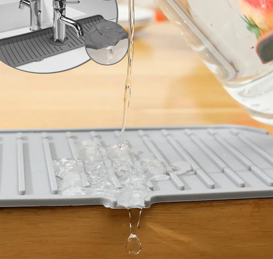 Tapis de Protection en Silicone pour Lavabo - MyKitchyTools™