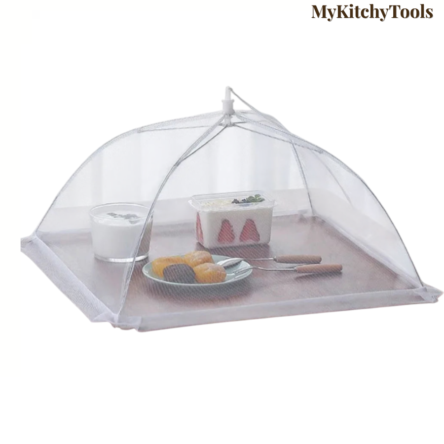 Cloche de Protection Alimentaire Pliable – Maille Anti-Insectes pour Extérieur ou Jardin - MyKitchyTools™