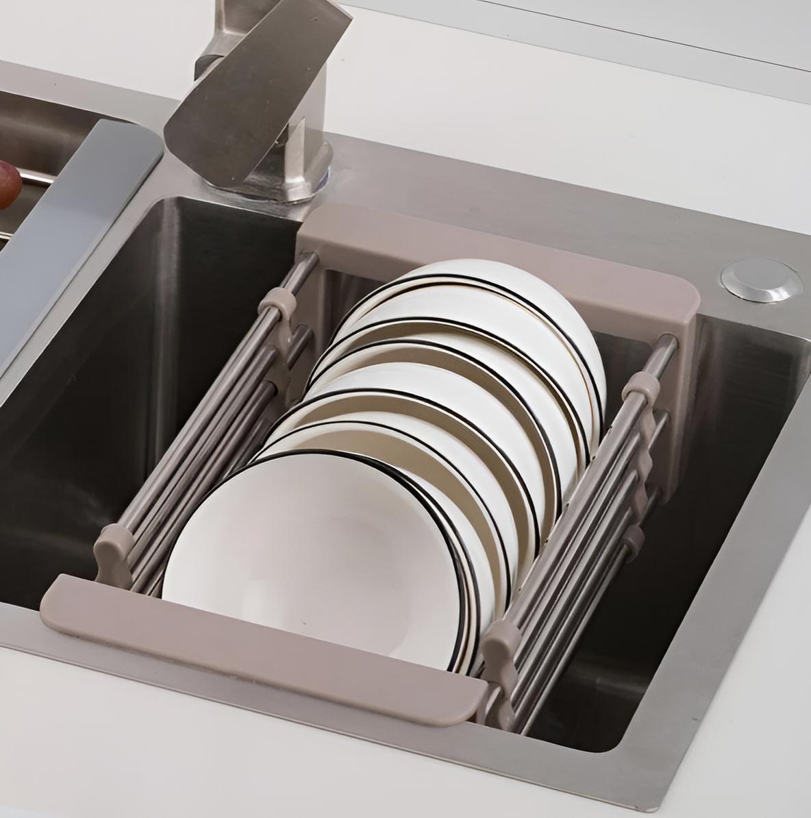 Égouttoir Rétractable – Panier Extensible pour Évier de Cuisine - MyKitchyTools™