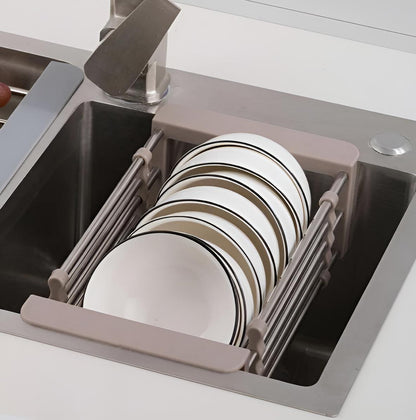 Égouttoir Rétractable – Panier Extensible pour Évier de Cuisine - MyKitchyTools™