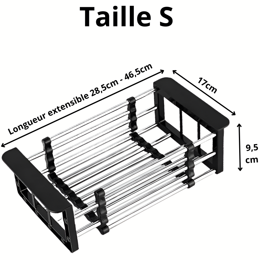 Égouttoir Rétractable – Panier Extensible pour Évier de Cuisine - MyKitchyTools™