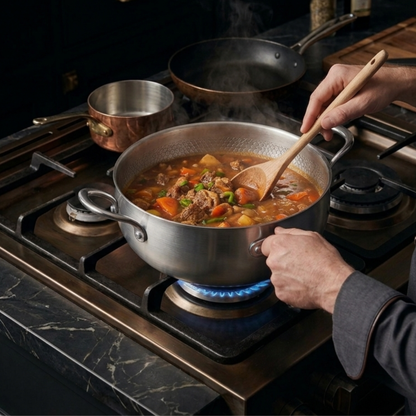 Casserole Origin™ Bipoignée - Surface titane alvéolée