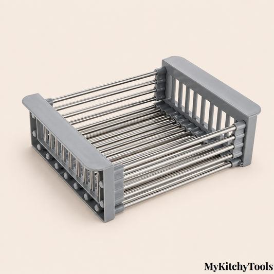 Égouttoir Rétractable – Panier Extensible pour Évier de Cuisine - MyKitchyTools™