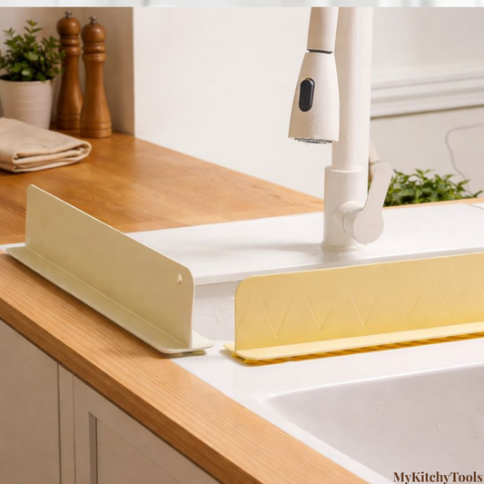 Pare-éclaboussures pour Évier, Lavabo ou Cuisine – Barrière d'eau – MyKitchyTools™