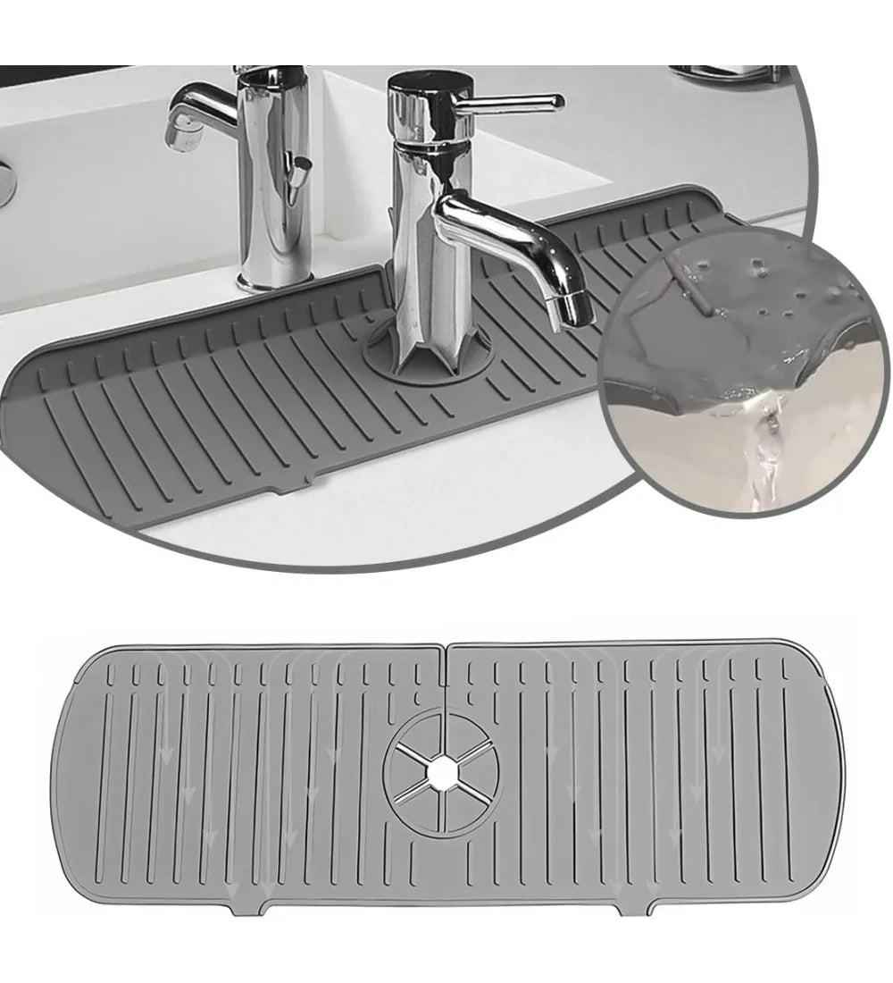 Tapis de Protection en Silicone pour Lavabo - MyKitchyTools™