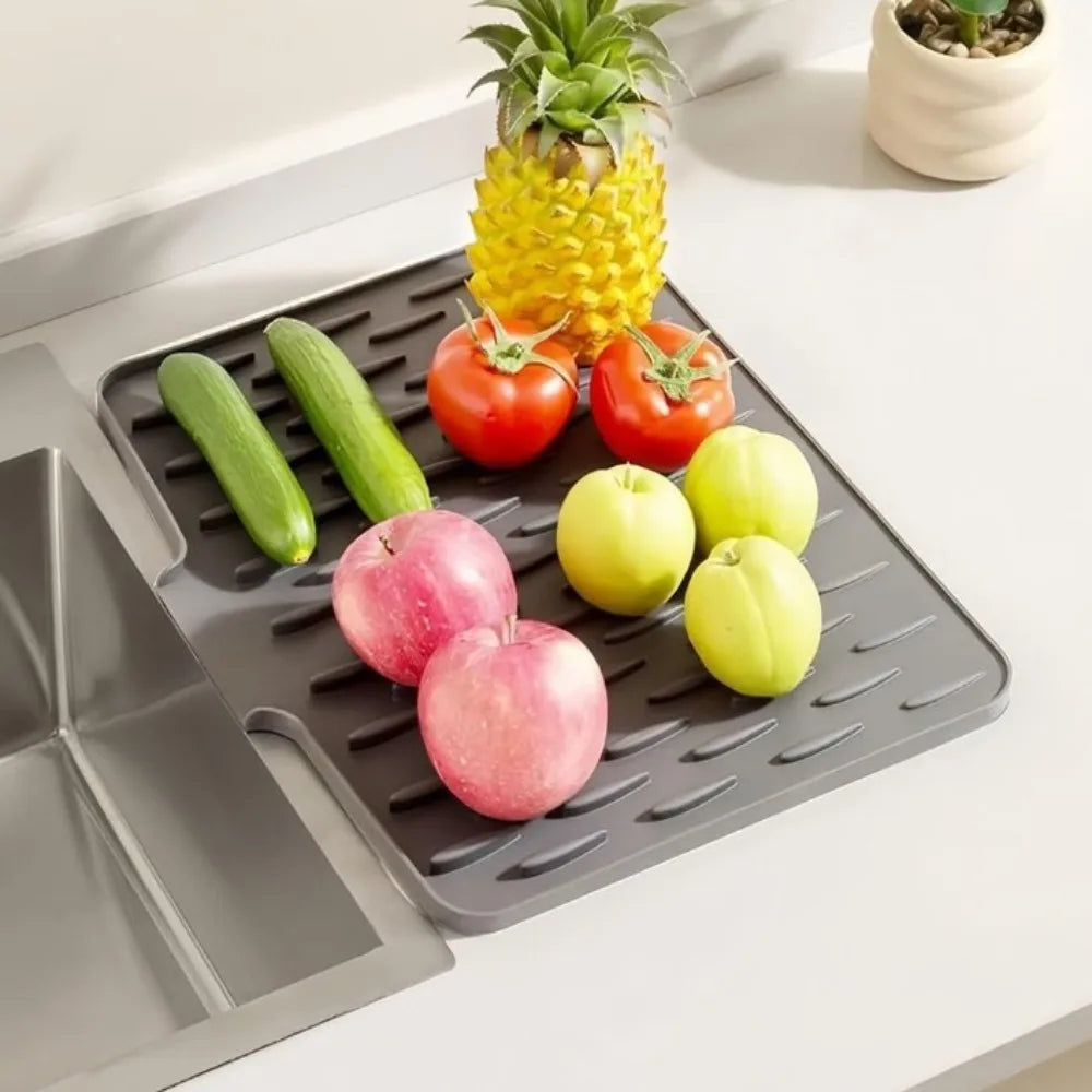 Tapis de Drainage en Silicone Pliable- MyKitchyTools™