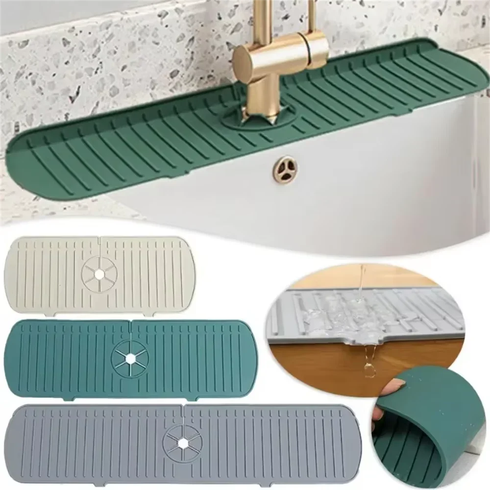 Tapis de Protection en Silicone pour Lavabo - MyKitchyTools™