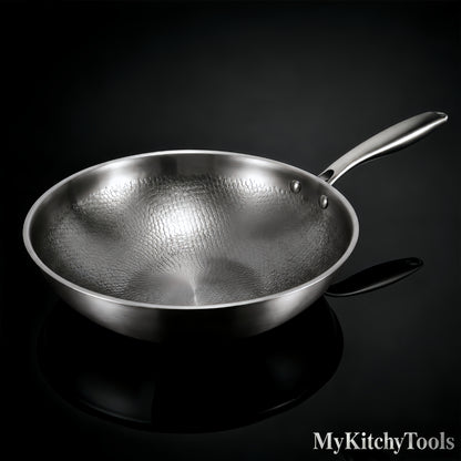 Wok Origin™ - Surface titane alvéolée