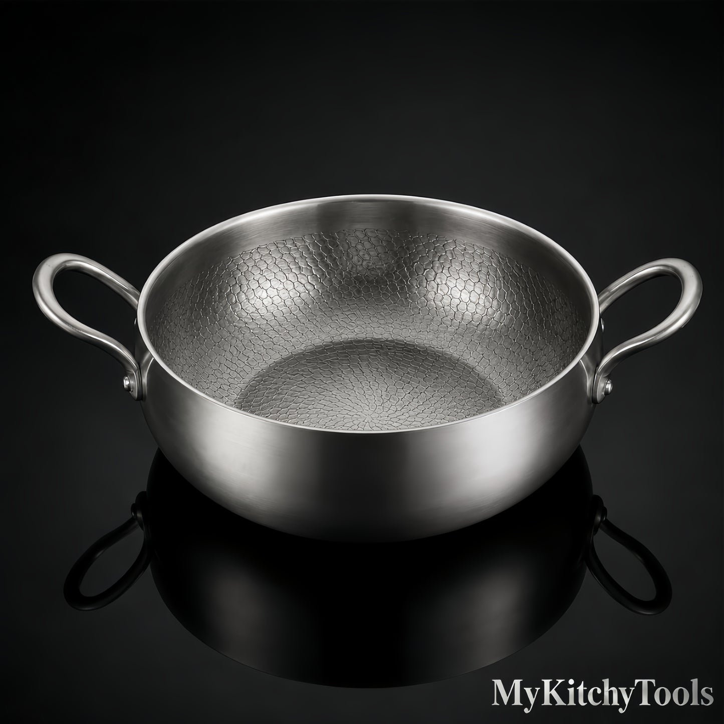 Casserole Origin™ Bipoignée - Surface titane alvéolée
