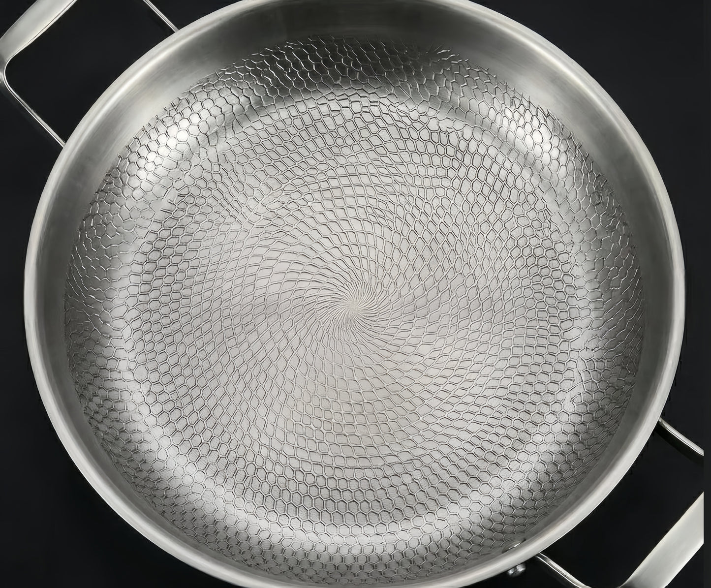 Poêle Origin™ Bipoignée - Surface titane alvéolée