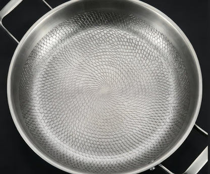 Poêle Origin™ Bipoignée - Surface titane alvéolée